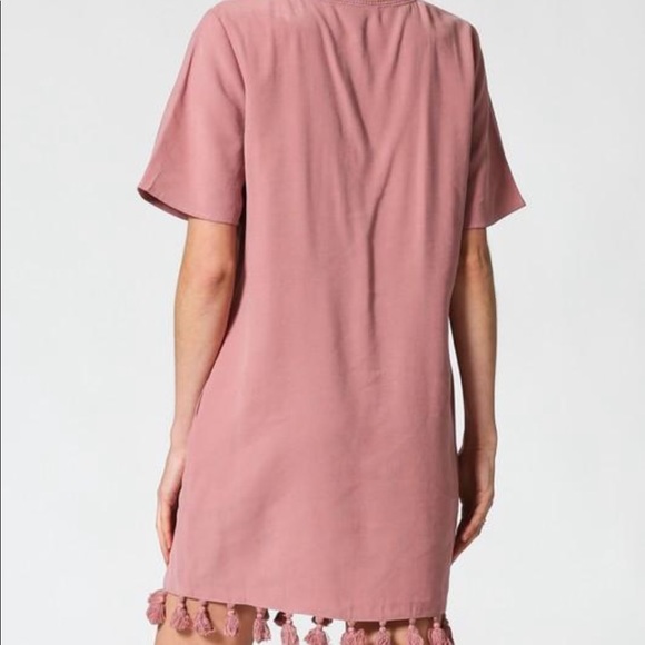 Tassel dress - mauve - Picture 3 of 3